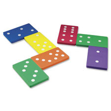 LEARNING RESOURCES LER6380 LEARNING RESOURCES  JUMBO FOAM DOMINOS, 