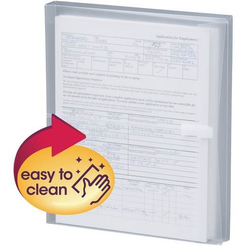 SMEAD MANUFACTURING CO. 89661 ENVELOPE,POLY,SIDE,5PK,CL
