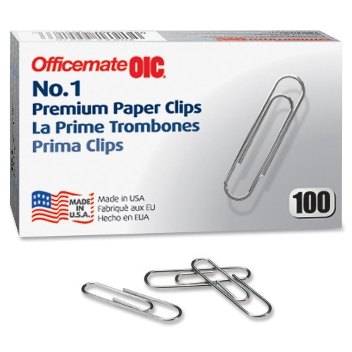 OFFICEMATE 99916 CLIPS,PAPER,#1