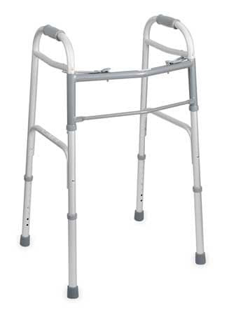 MEDLINE MDS864104 WALKER 2 BUTTON ADULT 300 LB CAP