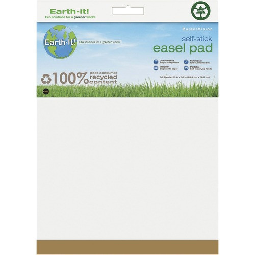 BI-SILQUE VISUAL COMMUNICATION PRODUCTS FL1218207 SELF-STICK EASEL PAD,30 SH/PD,2PD/CT