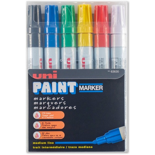 SANFORD CORPORATION 63630 MARKER,UNIPAINT,OIL,MED,6PK