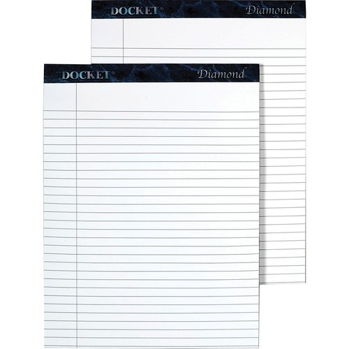 TOPS MANUFACTURING CO. 63975 PAD,LEGAL,DIAMOND,2PK,WHITE