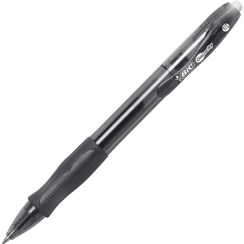 BIC CORPORATION RLC11 BLK BIC  GEL PEN, RETRACTABLE, .7MM POINT, 1