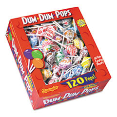 SPANGLER CANDY COMPANY 66 DUM-DUM-POPS,120 COUNT BOX
