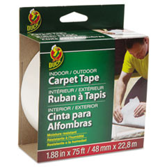 SHURTECH BRANDS 442062 CARPET TAPE,1.88"X75',3" CORE