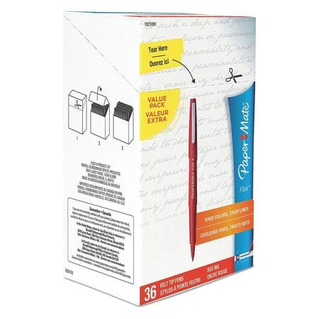 PAPERMATE 1921091 PAPER MATE  FLAIR MED. POINT GUARD POROU