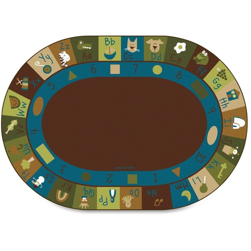 CARPETS FOR KIDS 37706 LEARNING BLOCKS RUG NATURE COLORS