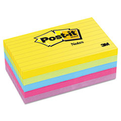 3M COMPANY 635-5AU ULTRA COLOR NOTES, 3 X 5, LINED, FIVE CO