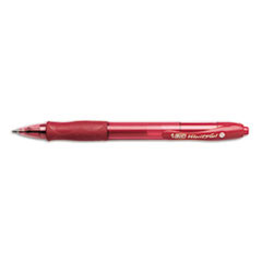 BIC CORPORATION RLC11-RD VELOCITY ROLLER BALL RETRACTABLE GEL PEN
