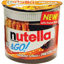 FERRERO USA 80401 FERRERO  HAZELNUT SPREAD SNACK, W/ PRETZ