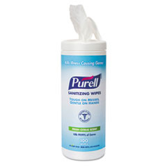 GOJO INDUSTRIES, INC. 9111-12CT PREMOISTENED SANITIZING WIPES, CLOTH, 5.
