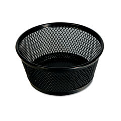 UNIVERSAL 20014 JUMBO MESH CLIP DISH, BLACK