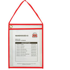 C-LINE PRODUCTS 43969 HOLDER,SHP TCKT,RED,6X9