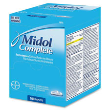ACME UNITED 90751 MEDICATION,MIDOL,100 BX