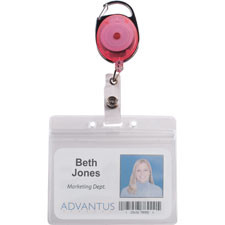 ADVANTUS CORPORATION 91119 BADGE,NEON CARABINER,AST