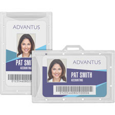 ADVANTUS CORPORATION 97100 HOLDER, BADGE, VERTICAL