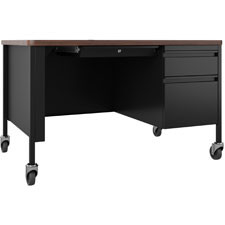 LORELL 66939 LORELL  DESK, RIGHT-PEDESTAL, 48"X30"X29