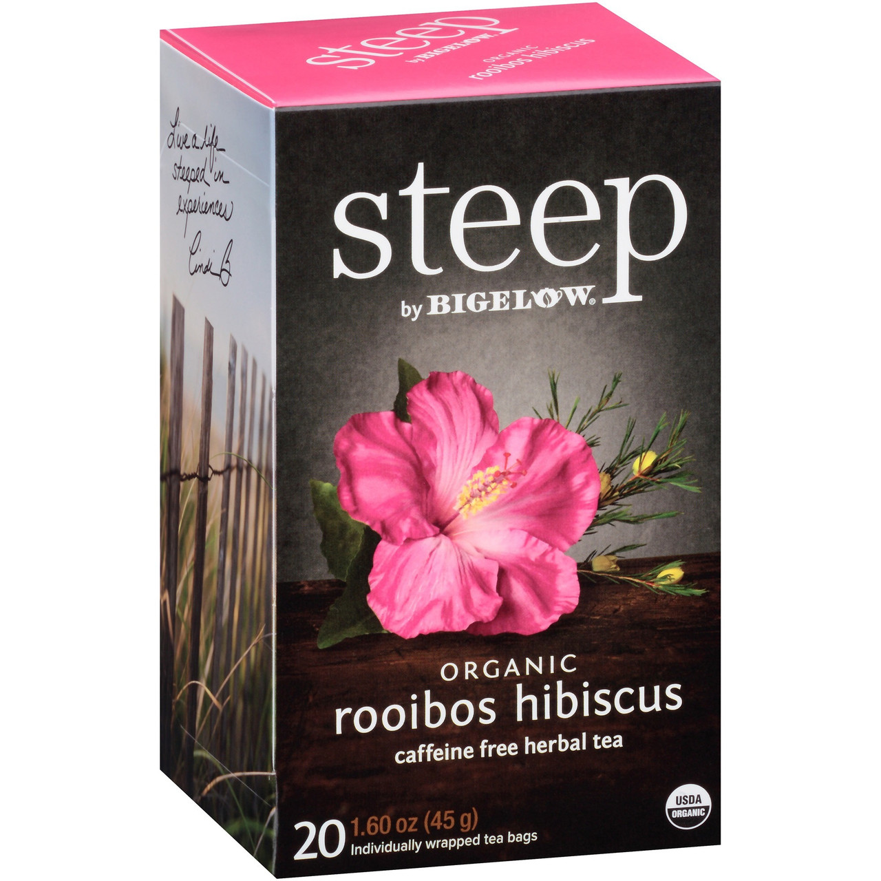 BIGELOW TEA COMPANY 17713 BIGELOW ROOIBOS HIBISCUS HERBAL TEA