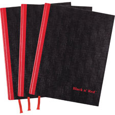 BLACK N' RED 400123487 NOTEBOOK,8.5"X12",3PK