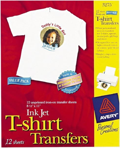 AVERY 03275 TRANSFERS,LT FABRIC,WE