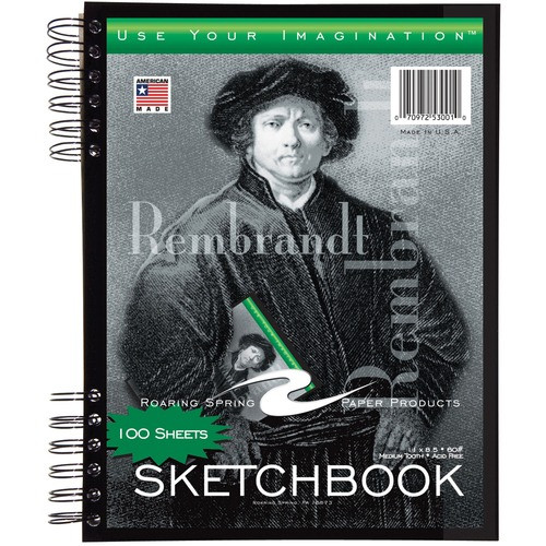 ROARING SPRING PAPER PRODUCTS 53101 WIREBOUND,SKETCH,11IN,100