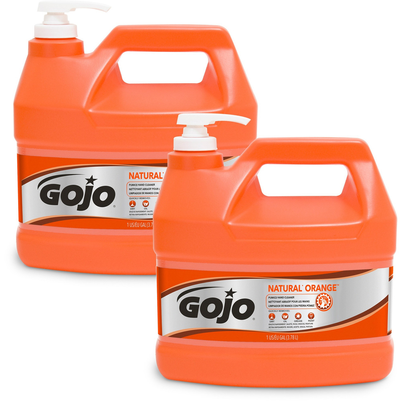 GOJO INDUSTRIES, INC. 095502 GOJO NATURAL* ORANGE PUMICE HAND CLEANER