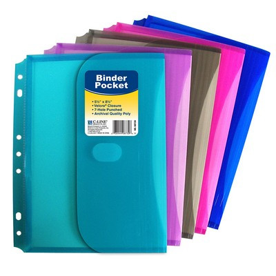 C-LINE PRODUCTS 08730 POCKET,BNDR,SIDE,MINI,AST