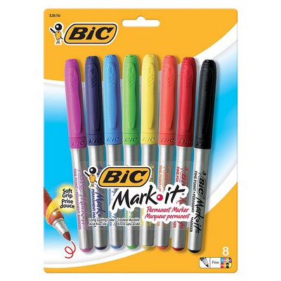BIC CORPORATION GPMAP81 BIC MARK IT PERMANENT MARKERS 8 CTFINE P
