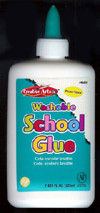 CHARLES LEONARD, INC 46008 GLUE,SCHOOL,WASHABLE 8OZ