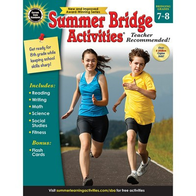 CARSON-DELLOSA PUBLISHING CD-704703 SUMMER BRIDGE ACTIVITIES GR 7-8