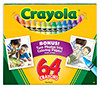 CRAYOLA 64 CRAYOLA REGULAR SIZE CRAYON 64PK