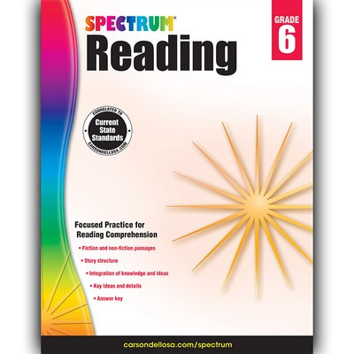 CARSON-DELLOSA PUBLISHING CD-704584 SPECTRUM READING GR 6