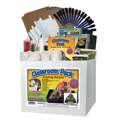 WOODLAND SP-4251 SCENE-A-RAMA ERUPTING VOLCANOCLASSROOM P