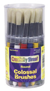 CHENILLE KRAFT COMPANY CK-5168 COLOSSAL ROUND PLASTIC HANDLE BRUSHASSOR