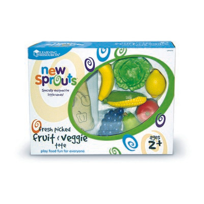 LEARNING RESOURCES 9722 NEW SPROUTS FRESH PICKED FRUITS &VEGGIE 