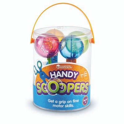 LEARNING RESOURCES 4963 HANDY SCOOPERS SET OF 4