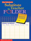 SCHOLASTIC INC. SC-0439546443 SUBSTITUTE TEACHER FOLDER