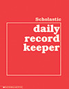 SCHOLASTIC INC. SC-0590490680 SCHOLASTIC DAILY RECORD KEEPERGR K-8
