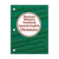 MERRIAM-WEBSTER MW-6725 MERRIAM WEBSTERS NOTEBOOK SPANISHENGLISH