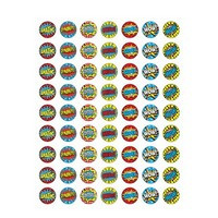 TEACHER CREATED RESOURCES 5642 SUPERHERO MINI STICKERS