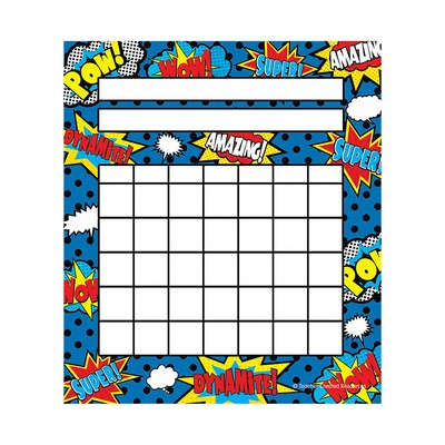 TEACHER CREATED RESOURCES 5646 SUPERHERO INCENTIVE CHARTS