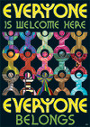 TREND ENTERPRISES, INC. T-A67341 EVERYONE IS WELCOME HERE EVERYONEBELONGS