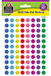 TEACHER CREATED RESOURCES 6633 MINI HAPPY FACE VALU-PAK STICKERS