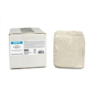 AMERICAN ART CLAY 46318R AMACO AIR DRY CLAY WHITE 25 LB