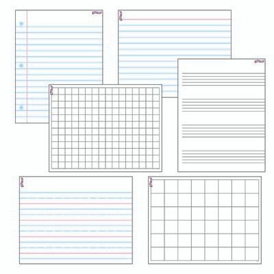 TREND ENTERPRISES, INC. T-27906 WIPE OFF PAPERS & GRIDS COMBO PACK