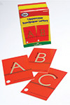 DIDAX DD-210830 TACTILE SANDPAPER UPPERCASE LETTERS