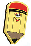 ASHLEY PRODUCTIONS 10014 MAGNETIC WHITEBOARD ERASER PENCIL