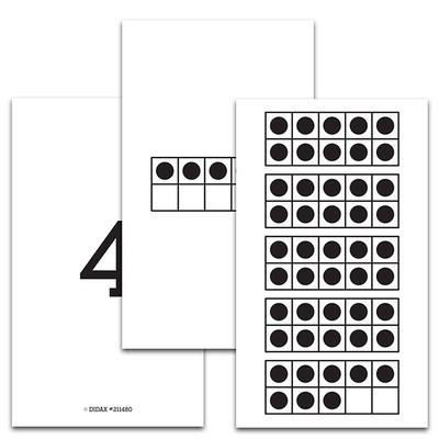 DIDAX DD-211480 TEN FRAME 1-50 CARDS