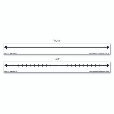 LEARNING ADVANTAGE 7997 STUDENT F.U.N. 10 SET EMPTY NUMBERLINES